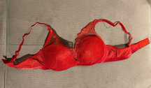 stanik Intimissimi, czerwony, push-up