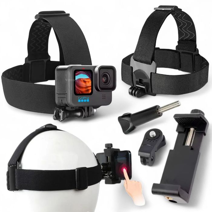 Кріплення для смартфона та екшн камери на голову. Кріплення Gopro.