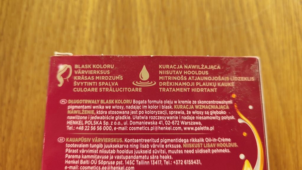 Farba do włosów Palette 7-77 Deluxe Intensywna miedź