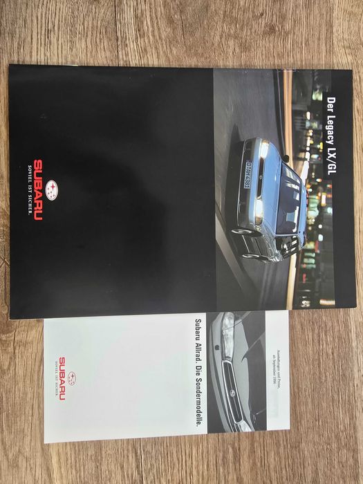 Prospekt Subaru Legacy LX, GL