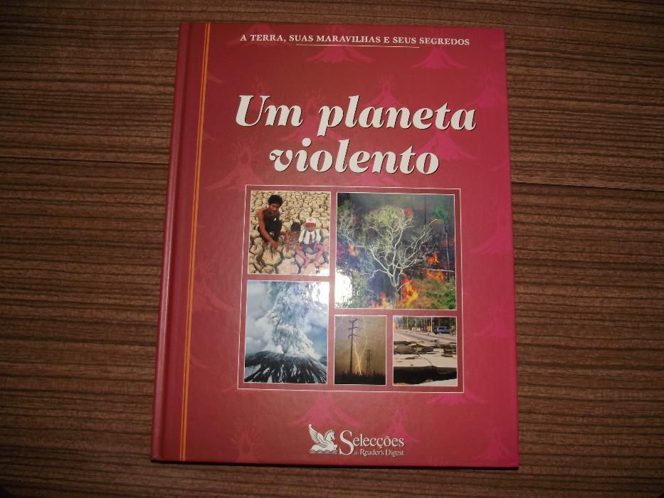 Livro " Um Planeta violento" NOVO