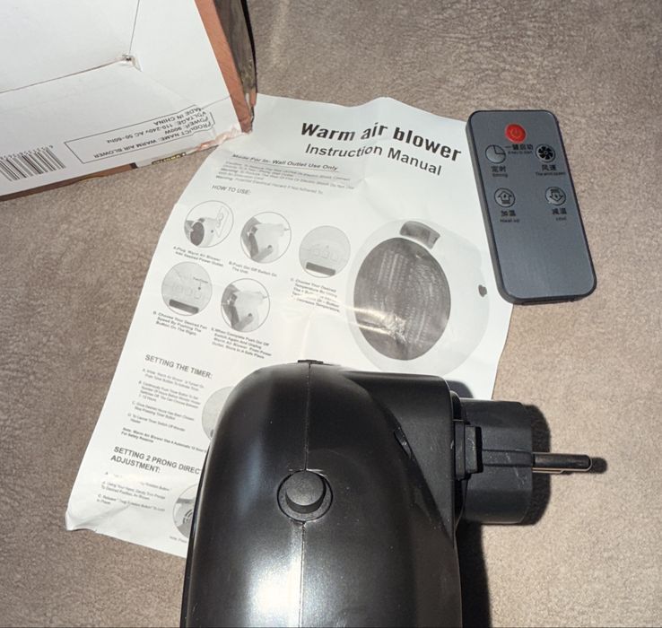 Обогреватель с пультом управления,обігрівач,тепловентилятор