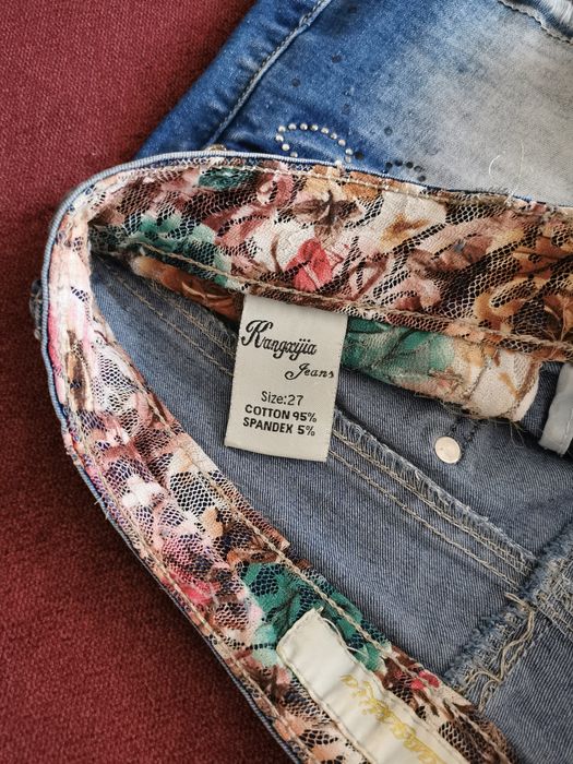 Джинсовые шорты на девочку подростка