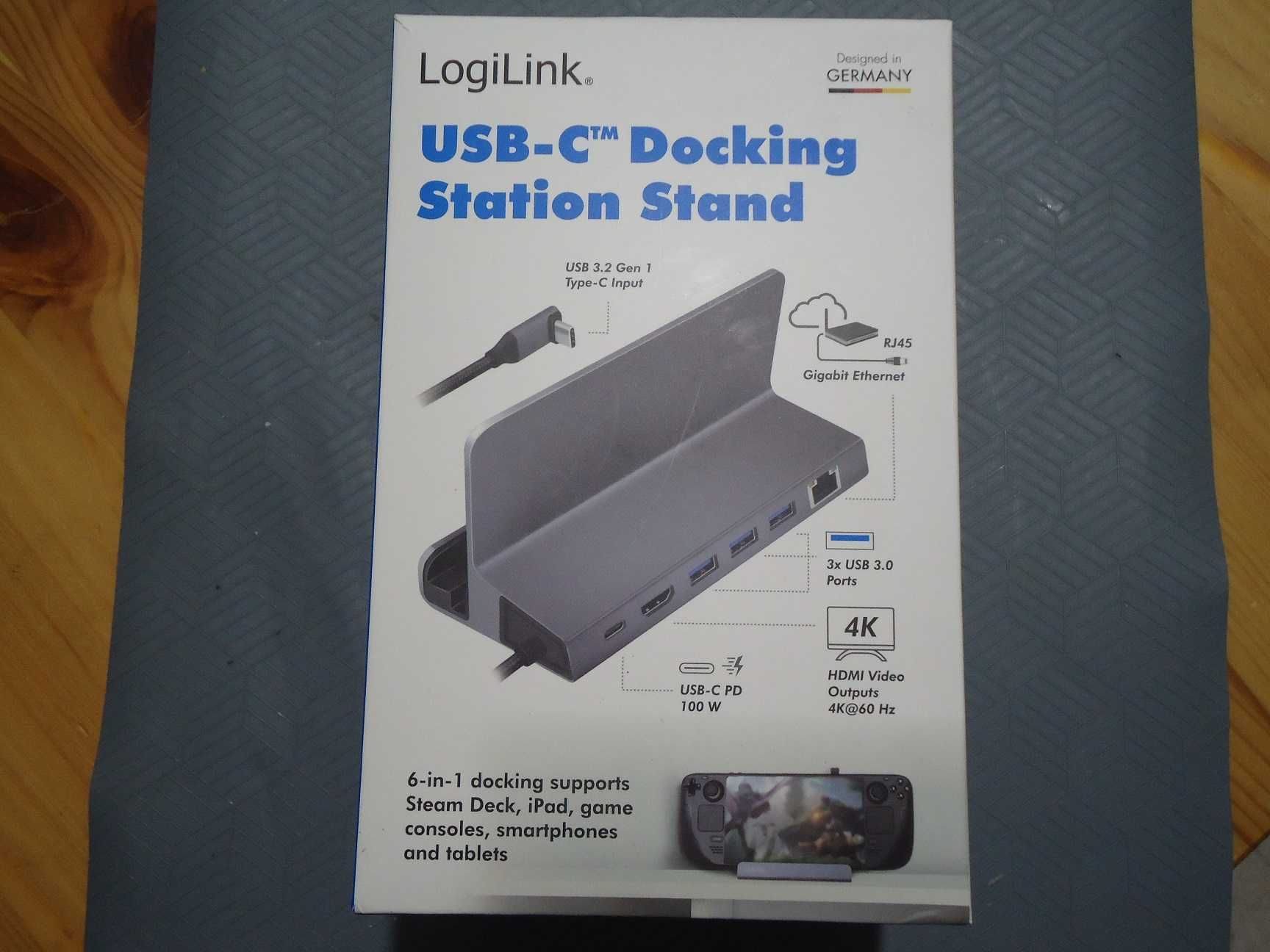 Dock Station  USB-C para Steam Deck, iPad, Game Consoles,tablets