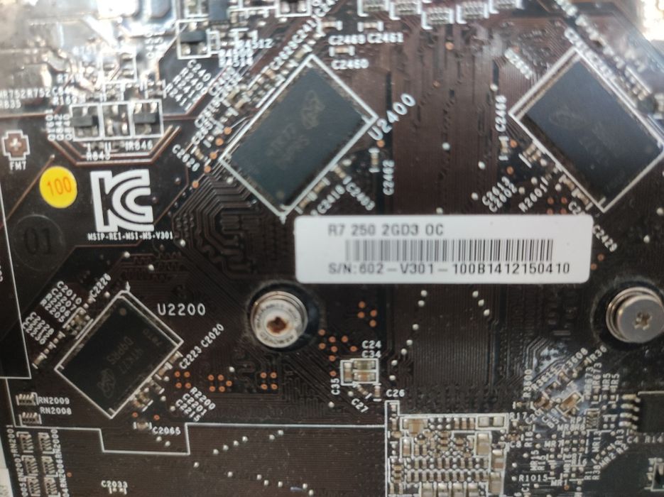 Karta graficzna MSI Radeon R7 250 2GB GD3