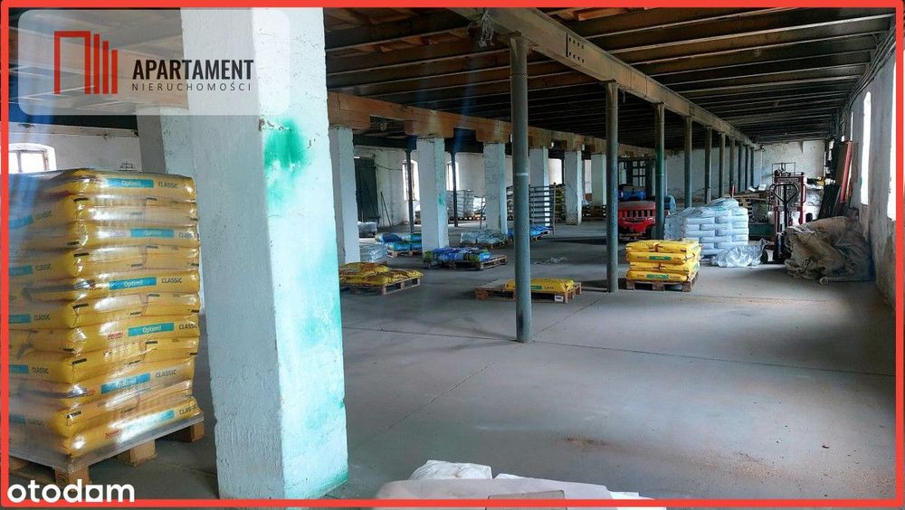 Duży magazyn z wagą do 50 ton - Świetna cena!!!