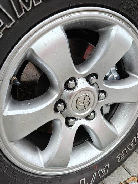 Koła Toyota Land Cruiser 120 zima AT 265/65R17 Yokohama Geolandar