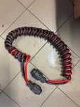 Kabel elektryczny skręcony z wtyczkami, do samochodów ciężarowych, straży pożarnej, 2-biegunowy