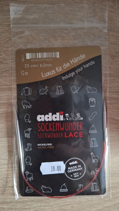 Addi druty skarpetkowe 4mm