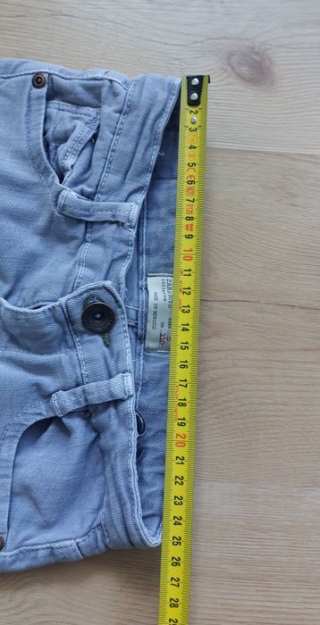 Spodnie jensy szare 110 Zara boys dżinsy elastyczne