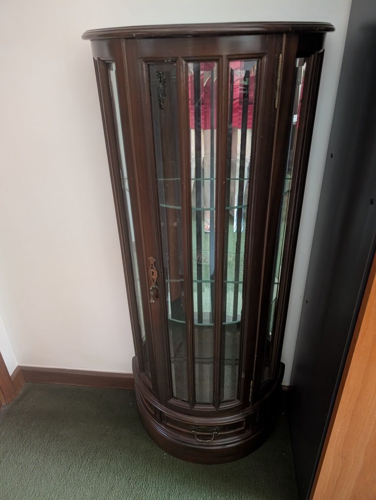Vitrine vintage com espelho