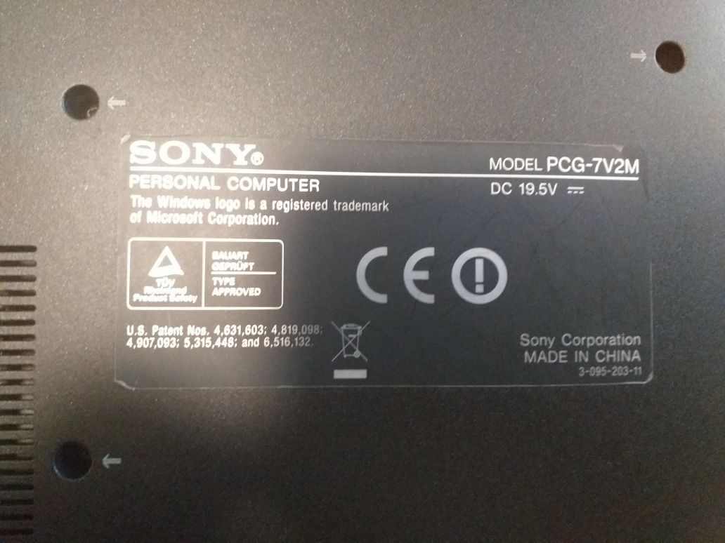 Sony vaio para peças