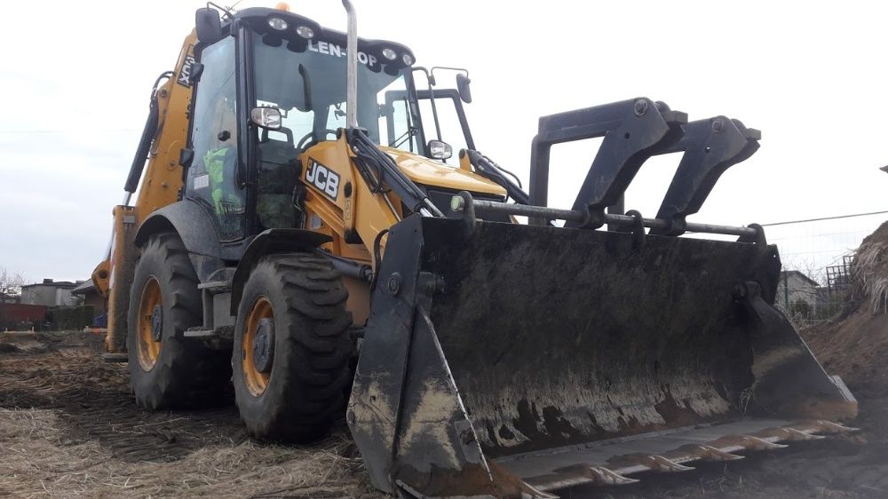 Usługi Wykopy Prace Ziemne Koparko Ładowarką Minikoparka koparka młot