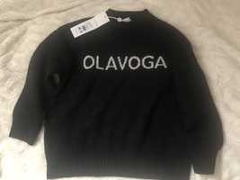 Sweter czarny Olavoga, nowy, z metką