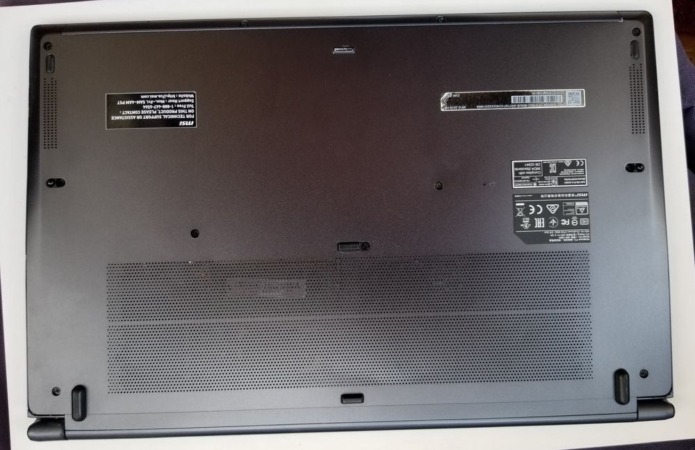 MSI Prestige 15. I7, 16Gb, 512Gb, GTX1650Max-Q, 3840x2160 IPS