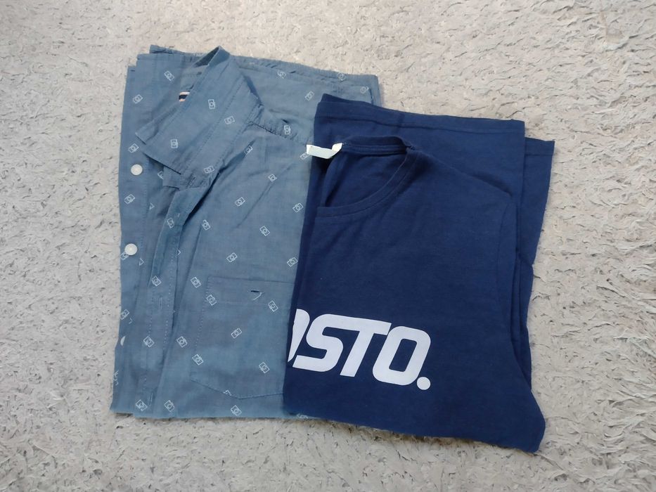 koszula + koszulka granatowa M/172