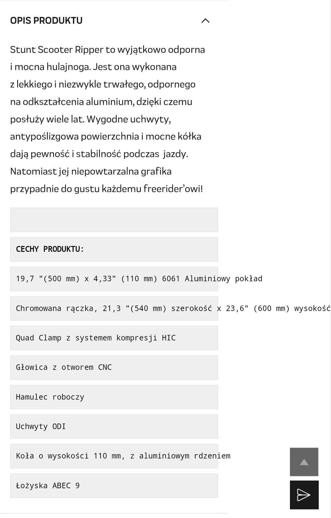 Sprzedam hulajnogę wyczynową