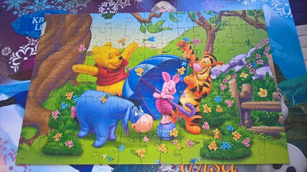 Zestaw puzzli puzzle Trefl 100 elementów *2 5+ Kubuś Puchatek Disney