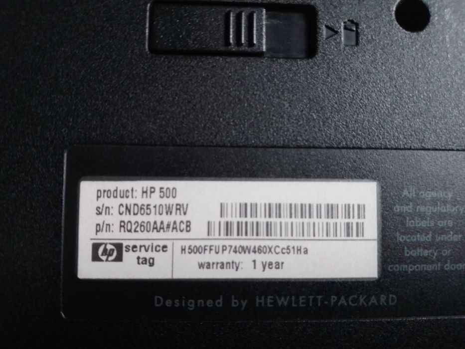 ноутбук НР 500, 14,1", рабочий
