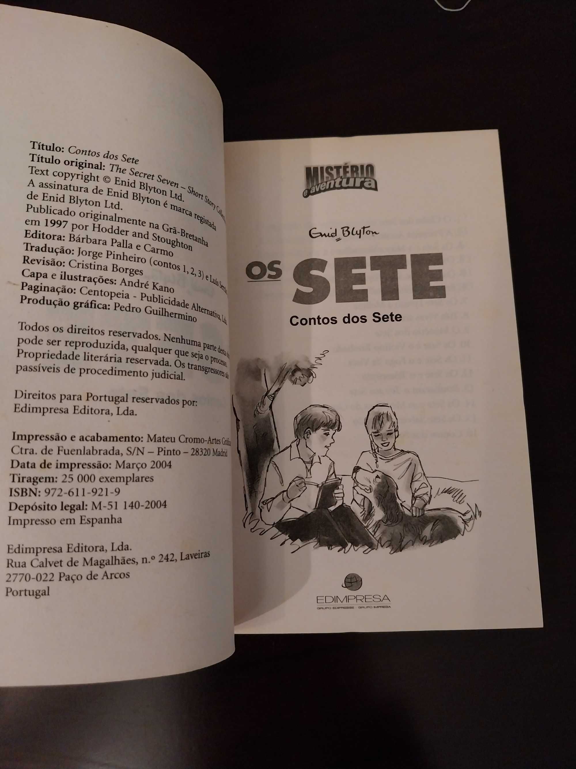 “Os Sete - Contos dos Sete”, de Enid Blyton (O Clube dos Sete - 16)