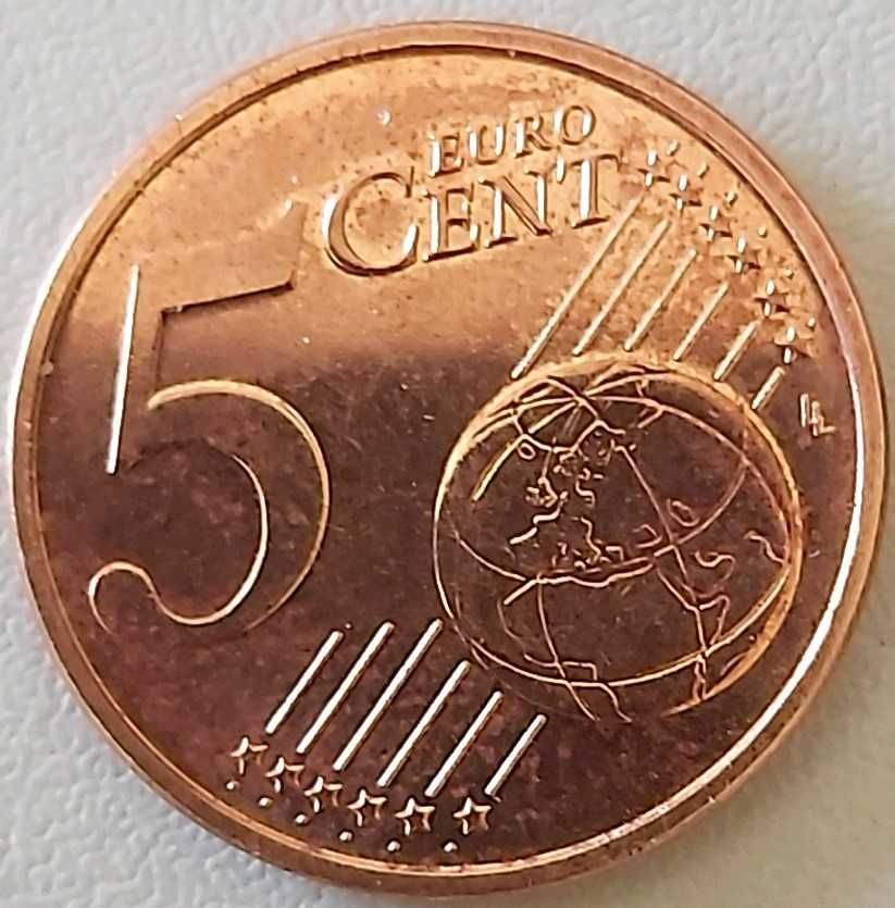 5 Cêntimos de 2018  do Luxemburgo. Henri