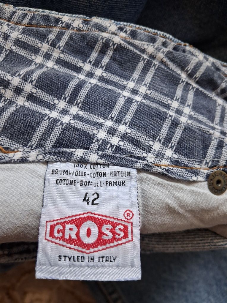Spodnie damskie wysoki stan cross jeans