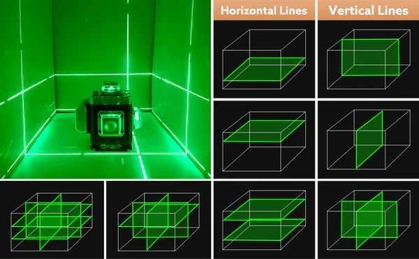 Перехресний лазерний рівень Laser Level