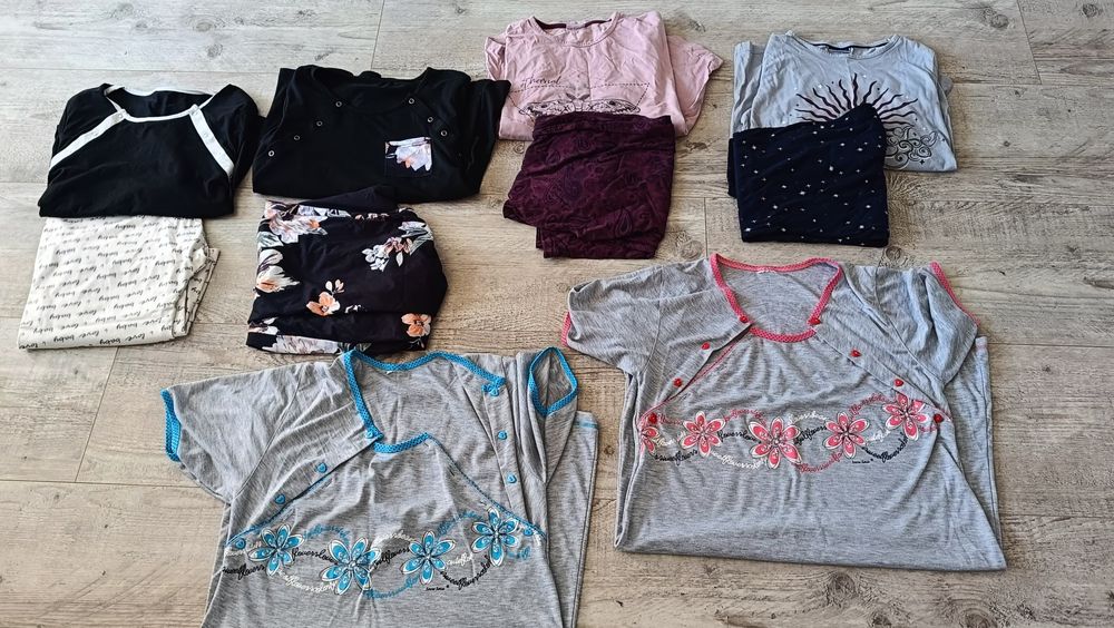 Piżamy ciążowe i dla mam karmiących + szlafroki