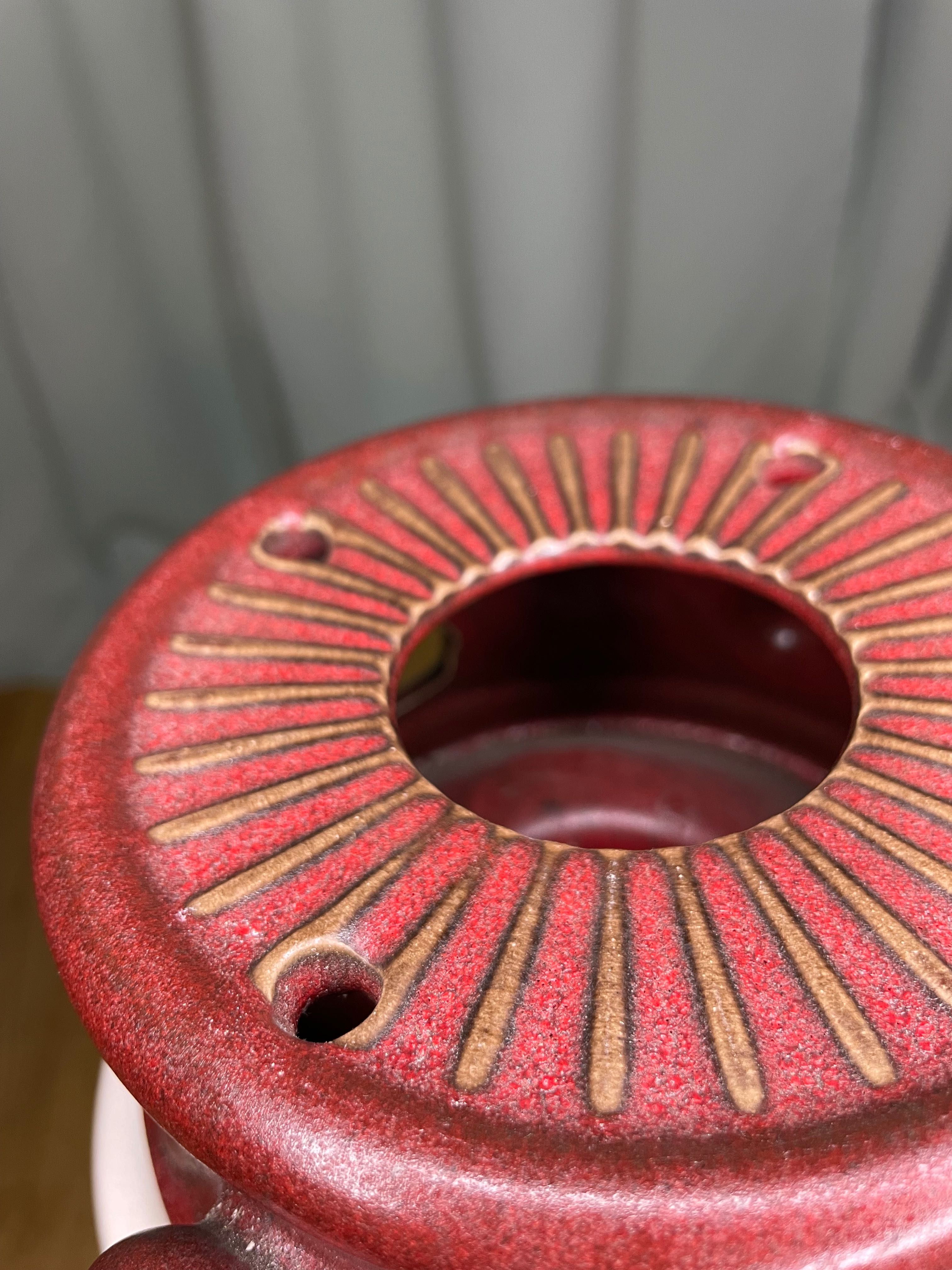 Ceramiczny podgrzewacz Steuler. Stara Niemiecka ceramika