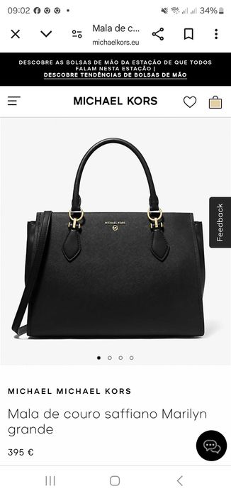 Mala Michel kors preta nova