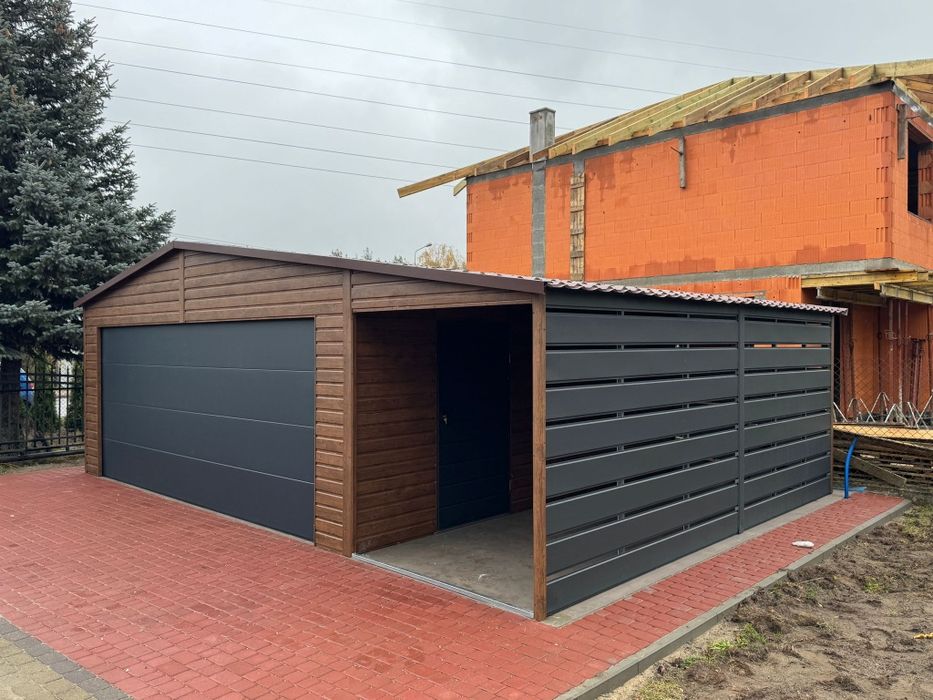 Garaż z bramą segmentową premium