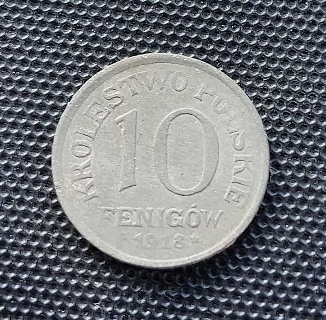 10 fenigów Królestwo Polskie 1918