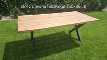 Piękny stół z drewna tekowego 180x85cm