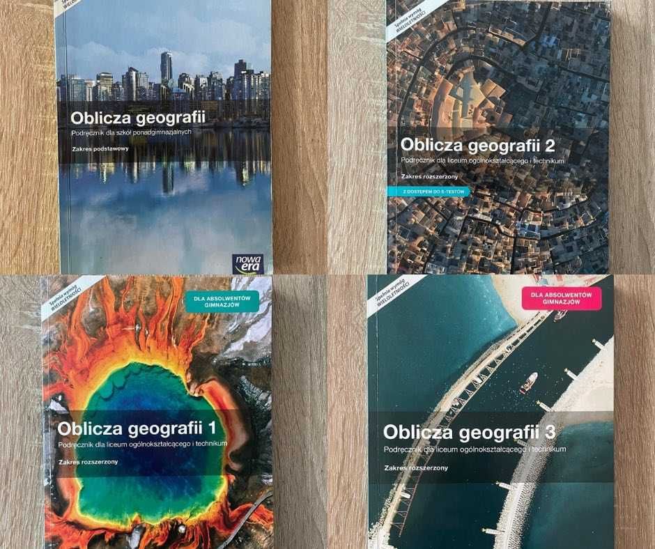 Oblicza geografii 1, 2, 3