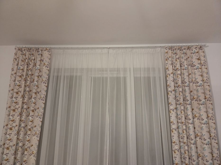 Zestaw firan i zasłony Eurofirany
