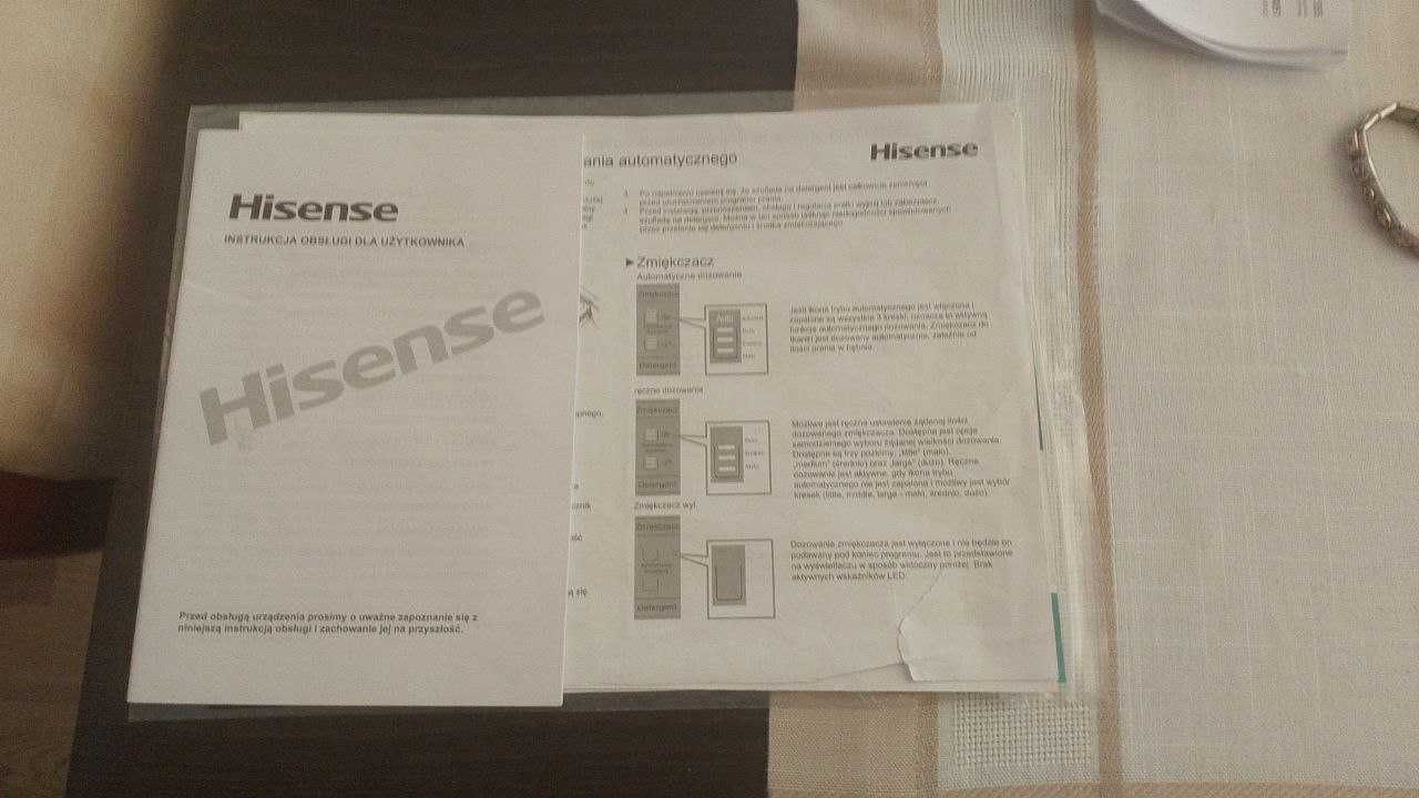 Sprzedam pralko suszarkę Hisense