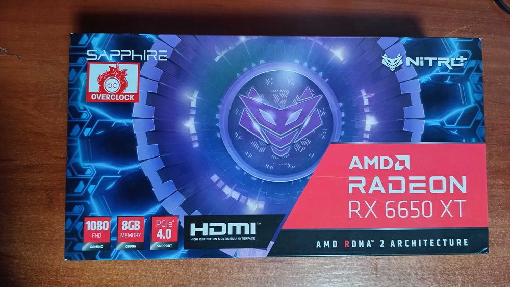 Відеокарта Sapphire AMD Radeon RX 6650 XT 8GB Nitro+