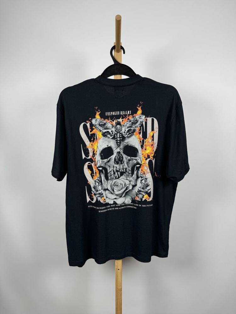 River Island t-shirt czarna koszulka L