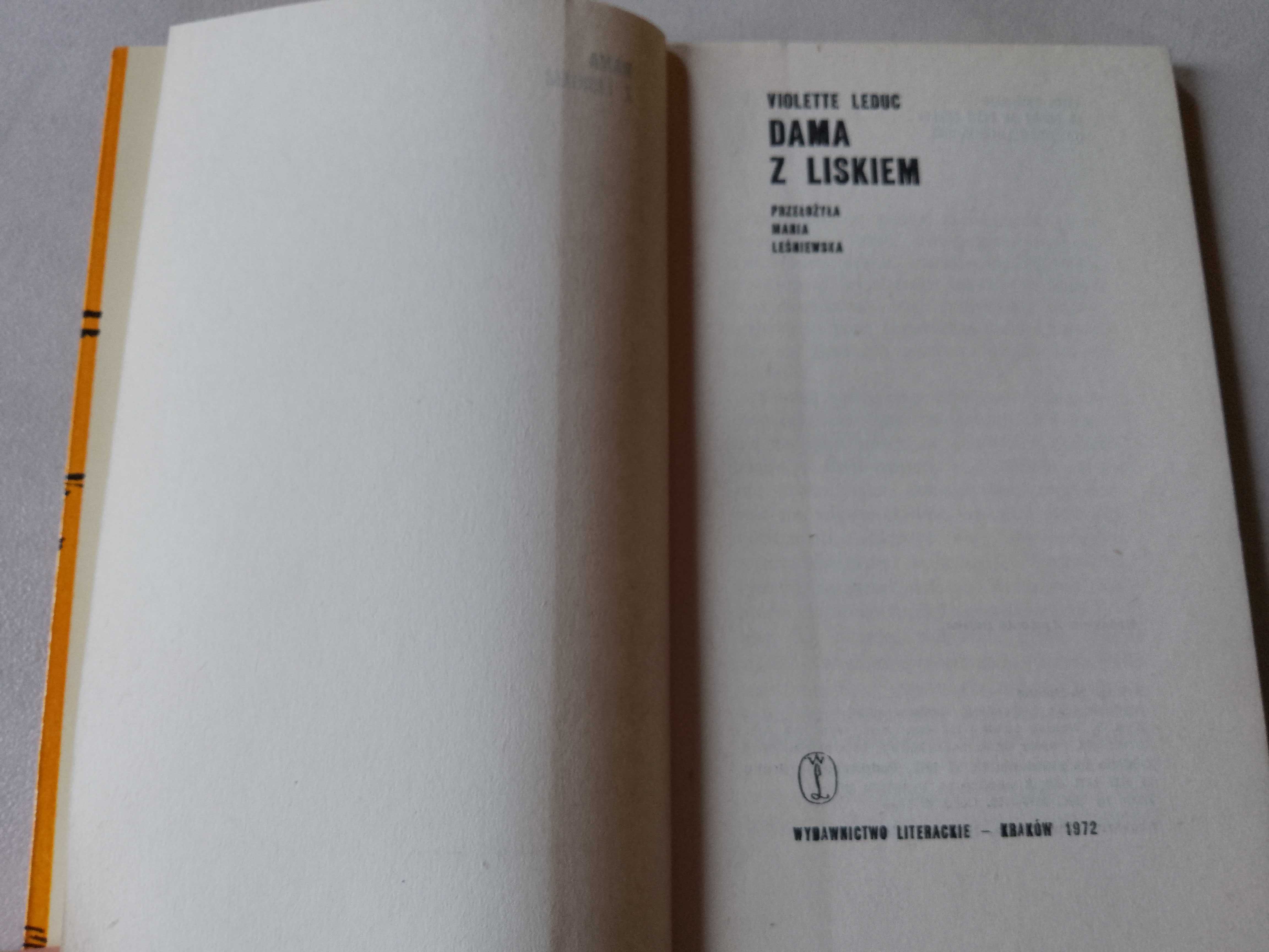 V. Leduc "Dama z liskiem" 1972