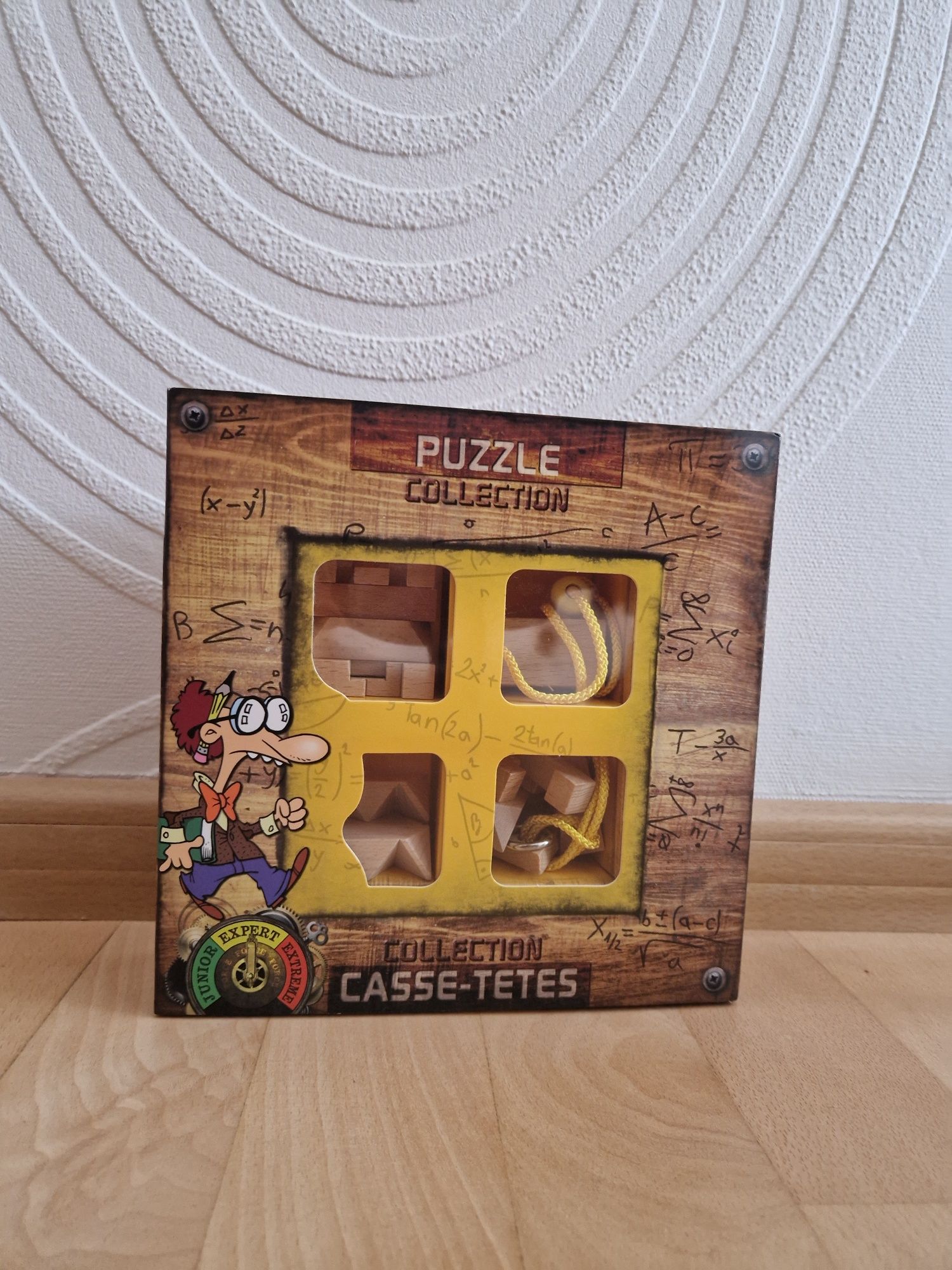 3D puzzle logiczne dla zaawansowanych eureka casse-tetes drewniane