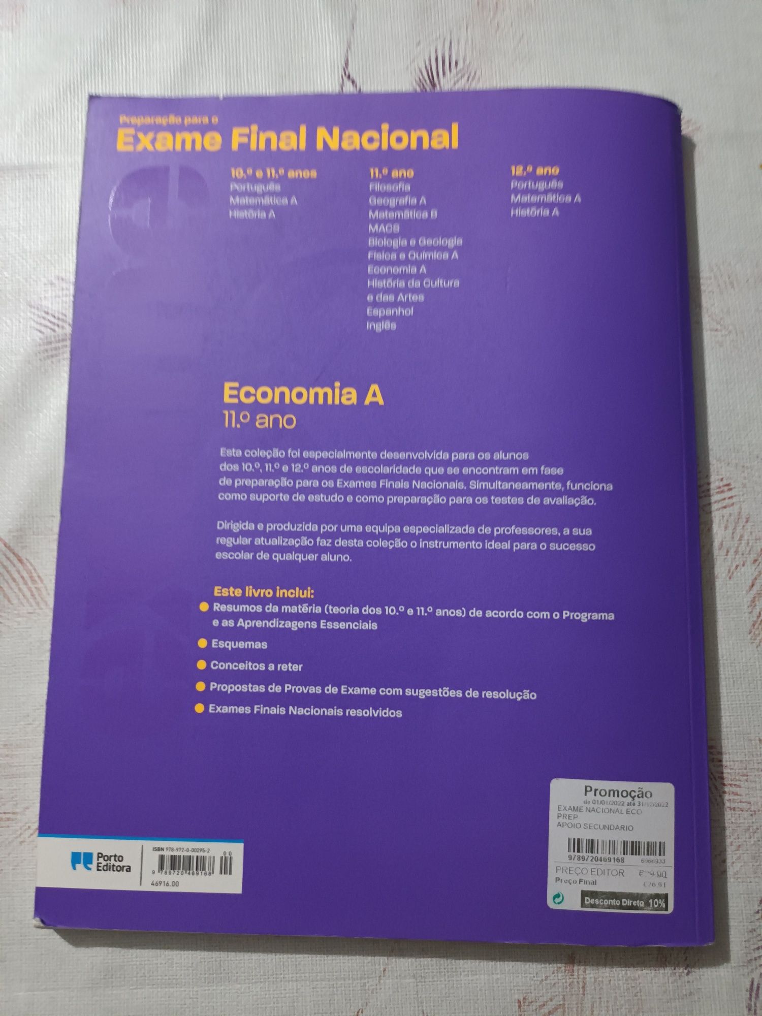 Livro preparação para exame de economia