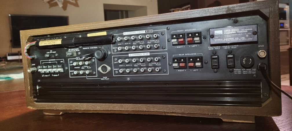 Amplituner sansui qrx 3500,vintage,quadro,monster