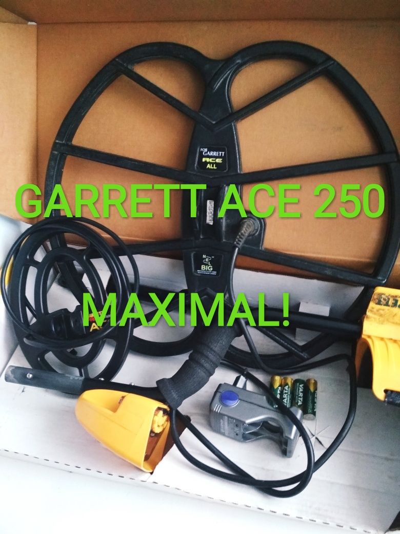 Garrett ACE 250 + BIG металошукач металлоискатель миноискатель