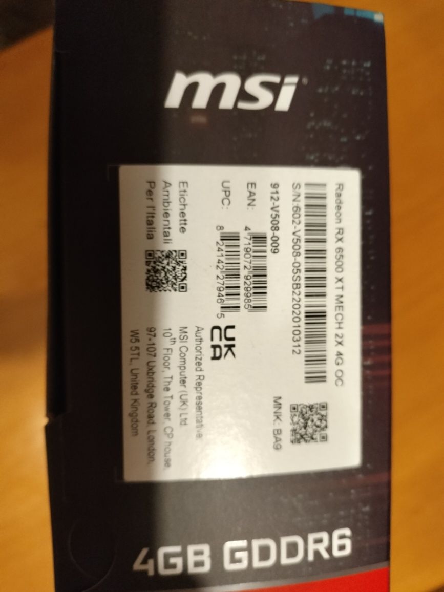 Radeon RX 6500 XT Mech 2x 4gb OC