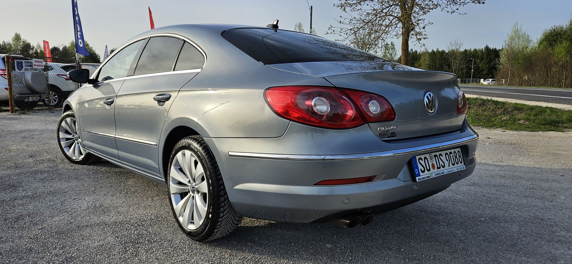 VW PASSAT CC 2008 R 2.0 TDI.Automat.Skóry.Navj.Serwis.Niemcy