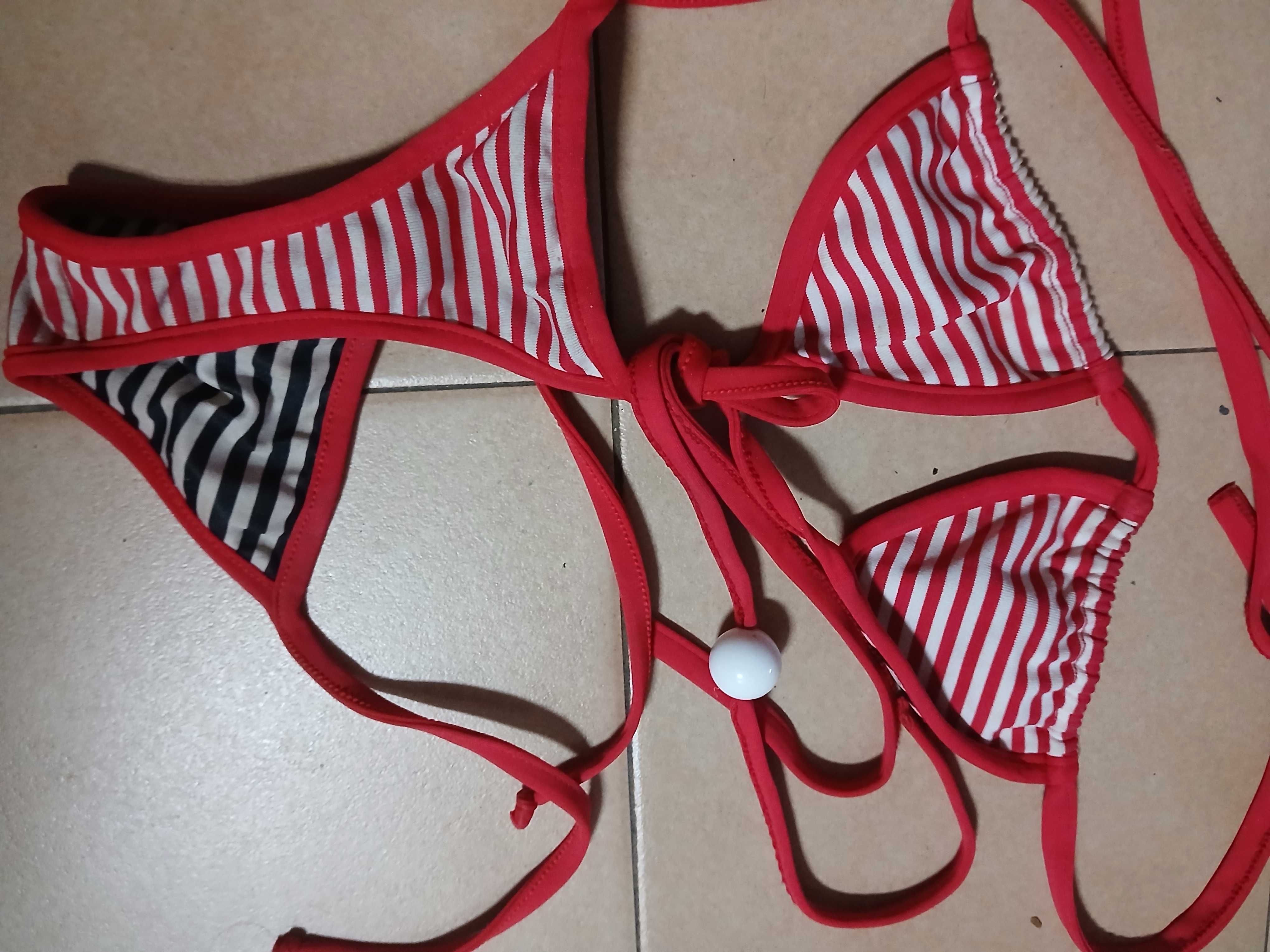 3 bikinis diferentes cores, tamanhos pequenos (valor cada conjunto)