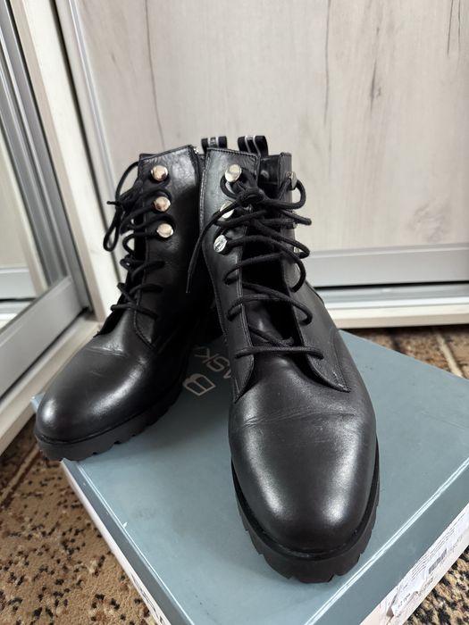 Ботинки 38р кожа