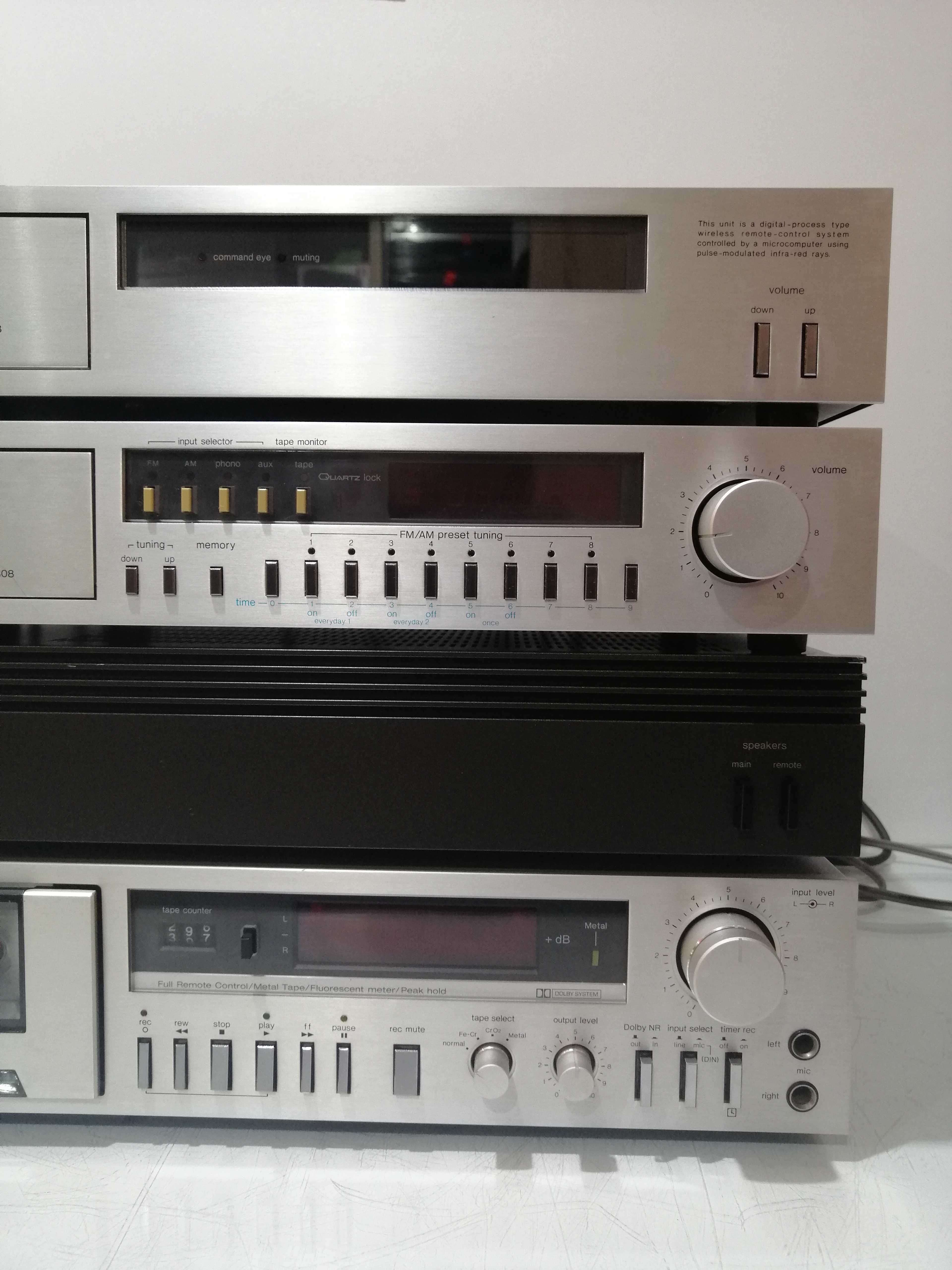 Zestaw Wieża Technics SE-A808, SH-R808, M45, ST-K808