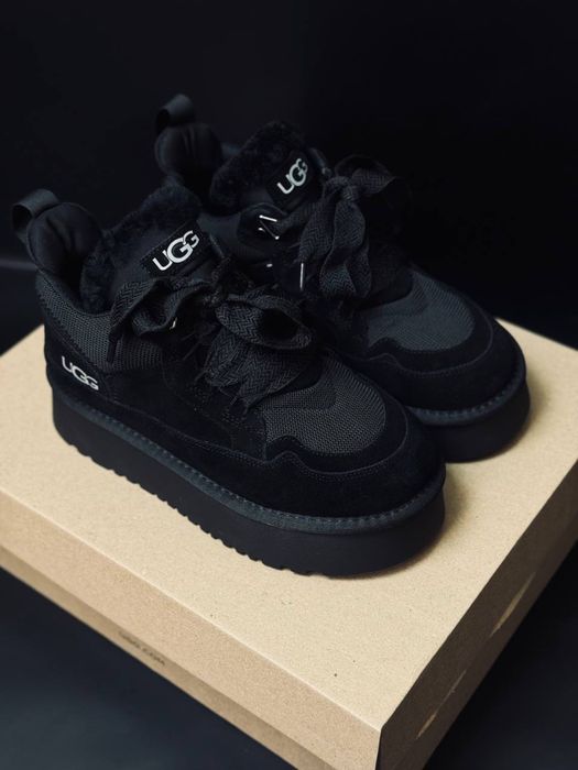 Ugg Lowmel женские зимние кроссовки на натуральной овчине