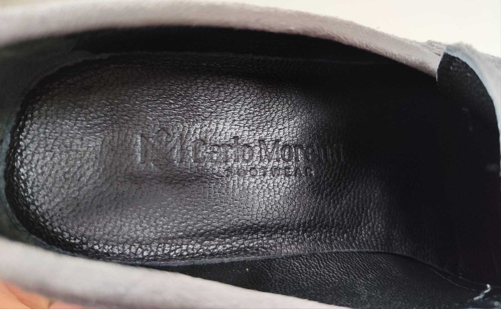 Чоловічі лофери carlo morenti замша 42 р.